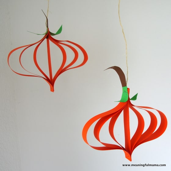 Pumpkin Paper Crafts 