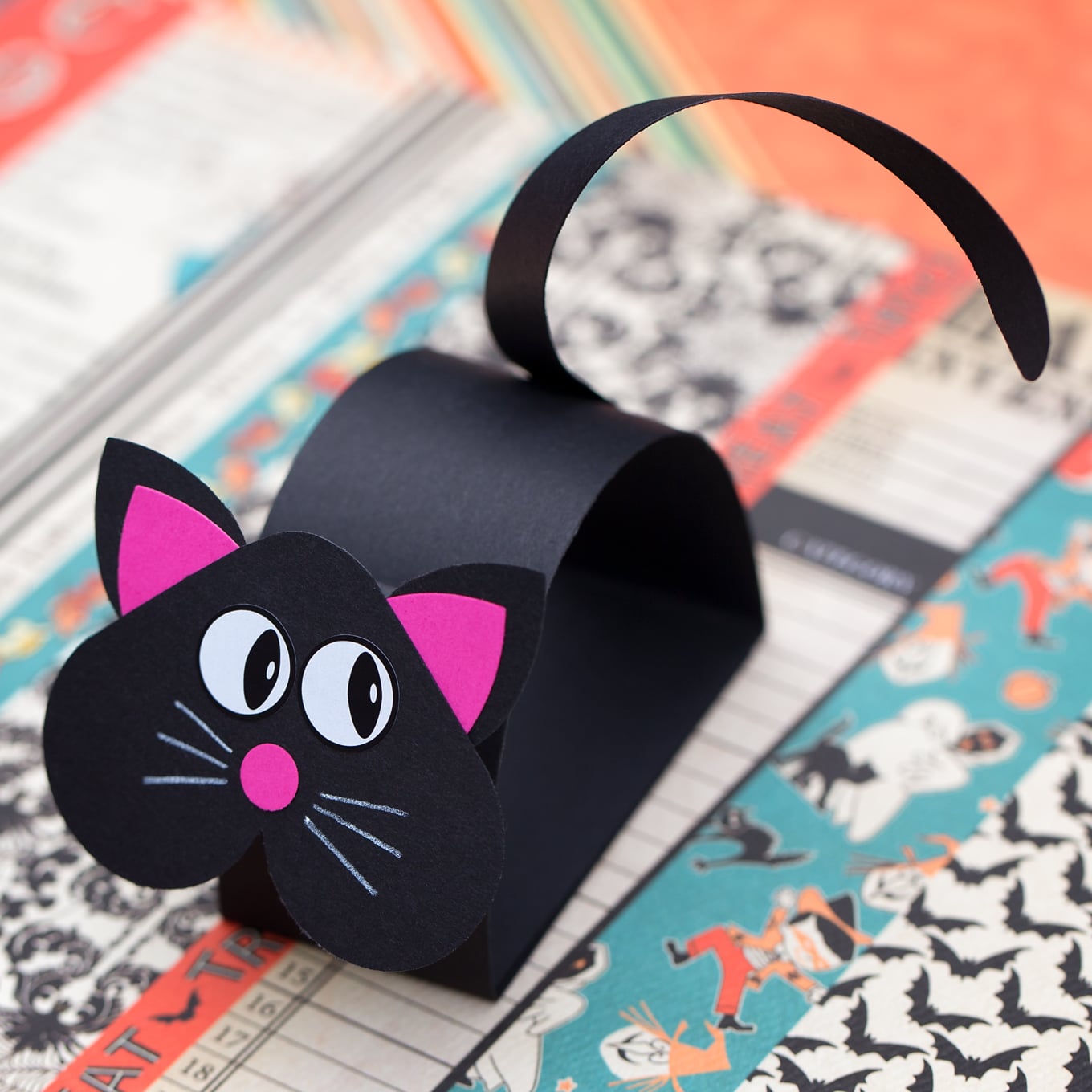 Celebrating Halloween With Paper Inkjet Insight   Black Cat Craft 4 