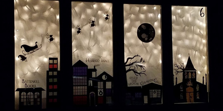 Christmas window display