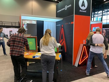 Accent Opaque booth at HOW Live 2019
