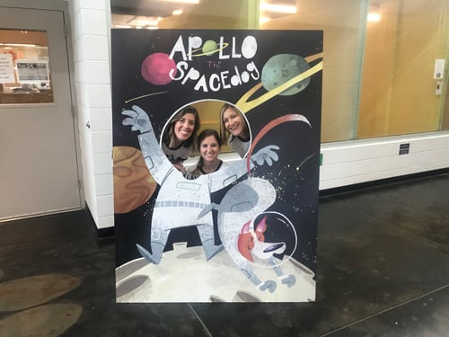 Leslie, Emilee, and Karin at Apollo event